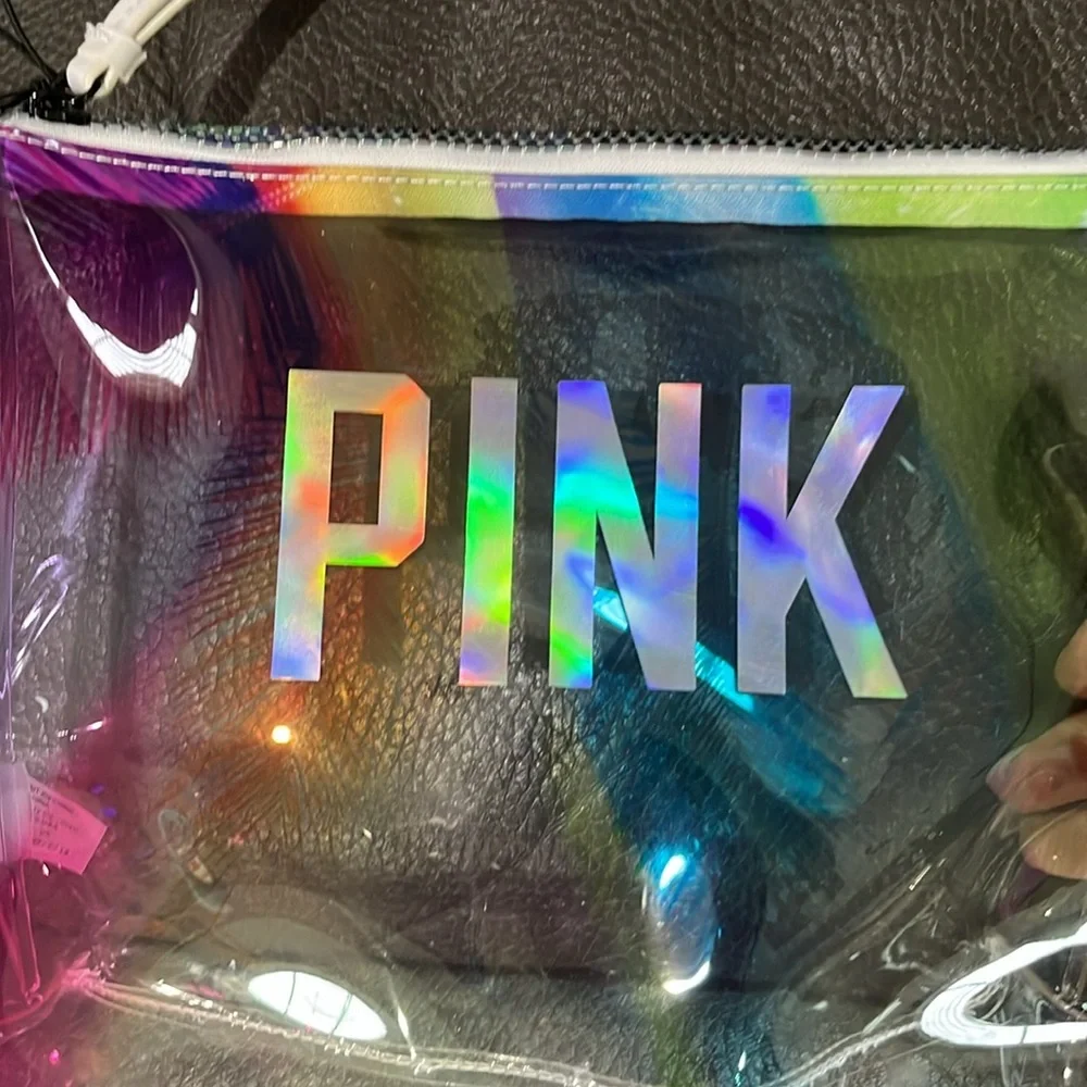PINK Victorias Secret metallic perfect logo